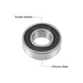 thumbnail image 2 of Uxcell Deep Groove Ball Bearings Metric Double Seal Chrome Steel ABEC1 Z2 16mmx35mmx11mm, 2 of 4