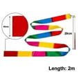 thumbnail image 2 of 5 Pcs 2m Artistic Streamer Rhythmic Gymnastics Ribbon Wands - Dance Ribbons Set, 2 of 5