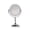 Chrome, variant on Jerdon Lighted Tabletop Mirror with 10X/1X Magnification - Multiple Light Settings Nickel Finish - 8.5-Inch Diameter - Model JS8510BN