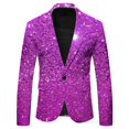 thumbnail image 1 of WEAIXIMIUNG Carnival Mens Long Sleeve Lapel Button Button Suit Jacket Large Size Print Jacket Pocket Mens Business, 1 of 5
