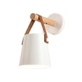 thumbnail image 2 of Joernso E27 Wall Mounted Wooden Pole Hanging LED Lamp Living Room Bedroom Bedside Light, 2 of 8