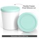thumbnail image 2 of Recipientes para helados BALCI Premium de 1 litro (paquete de 2) con tapas, color menta, 2 of 6