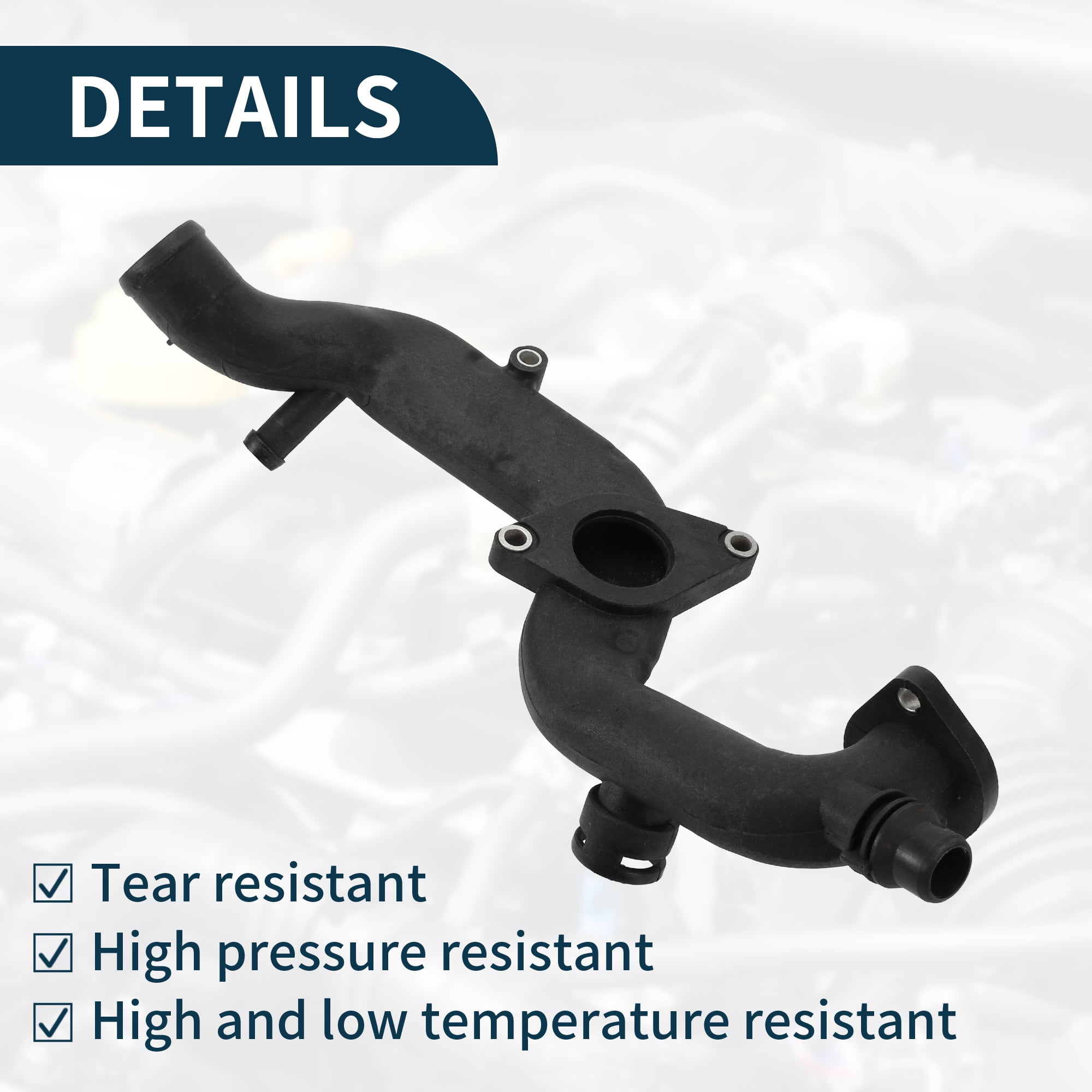 Unique Bargains Engine Cooling Water Line For Audi A8 Quattro 3.0L 2015-2018