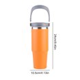 thumbnail image 2 of Taza de agua portátil de 30 oz con asa de viaje de viaje Taza de aislamiento térmico de acero inoxidable de acero inoxidable para bebidas frías calientes, 2 of 9