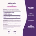 thumbnail image 6 of Natrol® Sleep Melatonin Fast Dissolve Tablets, Nighttime Sleep Aid, Strawberry Flavor, 5mg, 90 Count, 6 of 10