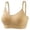 Khaki, variant on CHENHANN Women's Maternity Nursing Bra Front Closure Wireless Seamless Plus Size S