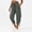 Gray, variant on MLQIDK Pedal Pushers for Women Capri Pants Knee Length Trendy Summer Elastic Waist Work Capris Dressy Casual Cargo Capris with Pockets Pink M