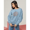 thumbnail image 2 of Round Gradient Sweatshirt Women -Image by Shutterstock, Female XX-Large, 2 of 4