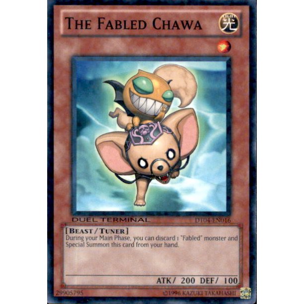 Yugioh Duel Terminal 4 The Fabled Chawa Dt04 En016 Walmart Com