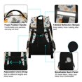 thumbnail image 4 of FORMRS Kids School Backpack Elementary Student Unisex Travel Bookbag with Reflective Stripes, Acorn Leaves Pattern, 4 of 7