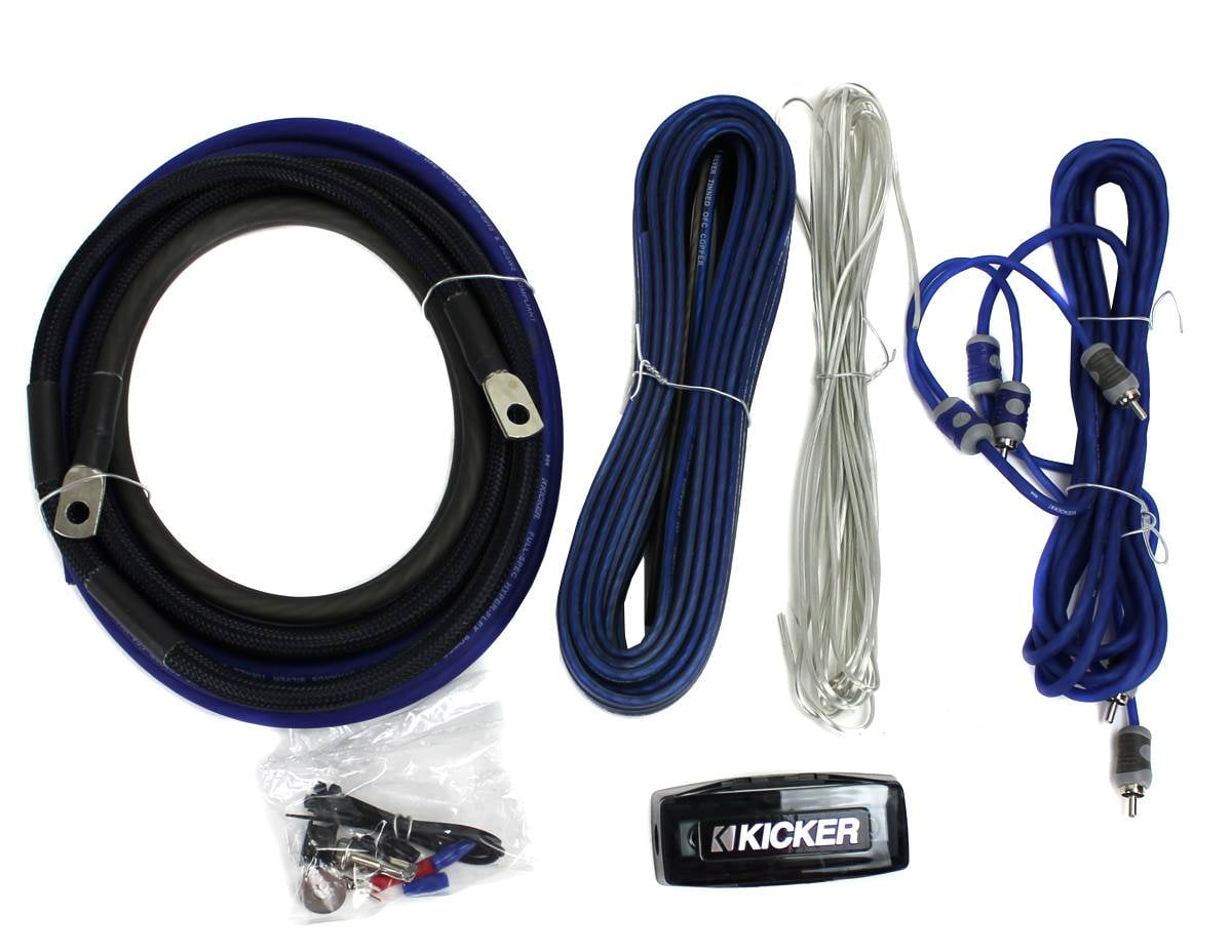 kicker 4 gauge amp kit