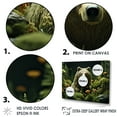 thumbnail image 4 of Designart "Capricious Grizzly Bears In Woods I" Animals Bear Picture Framed Canvas Prints, 4 of 5