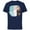 Navy, variant on Frozen Elsa and Anna Sisters for Life - Short Sleeve Cotton T-Shirt for Adults - Customized-Red