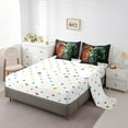 thumbnail image 3 of Erosebridal Magic Dragon Animal Bedding Sets Queen Size, Retro Wildlife Bed Sheets Set, Microfiber 7pcs, 3 of 5