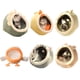 thumbnail image 3 of Cama cálida y acogedora para mascotas, cojín antideslizante para casa de gatos, cama nido para dormir para mascotas extraíble y lavable, 3 of 8