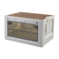 thumbnail image 1 of Caja Plegable para Acampar, Organizadores de Armario Plegables, con Luz, Armarios Esenciales para Dormitorios, Trasteros, Contenedores de Almacenamien Claro, 1 of 8