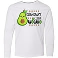 thumbnail image 3 of Inktastic Grandma's Little Avocado with Cute Baby Avocado Long Sleeve Youth T-Shirt, 3 of 5