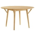 thumbnail image 4 of Modway Gallant 47" Round Wood Dining Table with Tapered Legs in Oak, 4 of 7