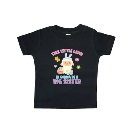 

Inktastic Easter This Little Lamb is Gonna Be a Big Sister Gift Baby Girl T-Shirt