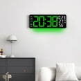 thumbnail image 2 of Ohufall 17.3 Inch Large LED Wall Clock Multifunction Temp Humidity Alarm Clock Clocks For Living Room Bedroom Office Decor, 2 of 7