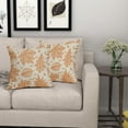 thumbnail image 5 of Orange Fall Pillow Covers 18x18 Set of 2 Cream Maple Leaf Print Autumn Colored Harvest Decorative Outdoor Pillowcases Farmhouse Seasonal Throw Cushion Case Decor for Home Couch Sofa Bed, 5 of 6