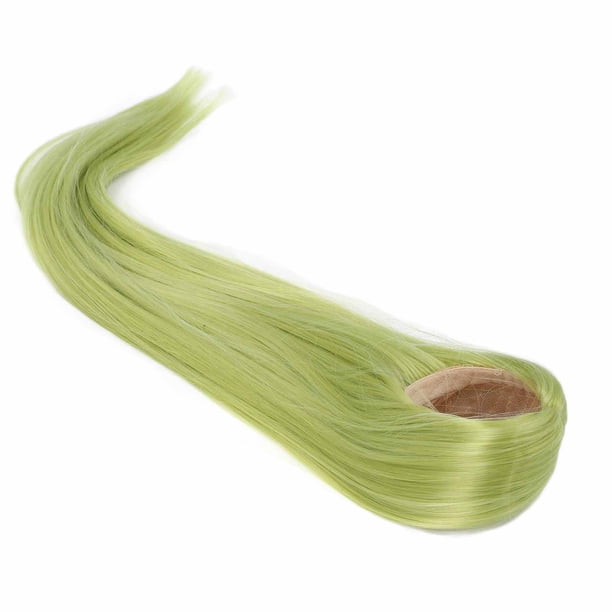 Peluca De Pelo De Muñeca, Seda Suave, Larga, Recta, Suave, Natural, Fácil