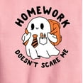thumbnail image 2 of Instant Message - Homework Ghost - Toddler & Youth Crewneck Fleece Sweatshirt, 2 of 5