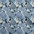 thumbnail image 1 of oneOone Cotton Cambric Medium Blue Fabric Floral Retro Sewing Craft Projects Fabric Prints By Yard 42 Inch Wide, 1 of 5
