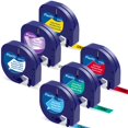thumbnail image 1 of 6-Pack Replace for Dymo Letratag Refills Colorful Dymo Label Maker Refills 1/2'' x 13'(12mm x 4m) Plastic Colored Compatible with, 1 of 9