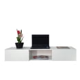 thumbnail image 1 of Repisa Escritorio Flotante con Puertas para TV Minimalista DECOMOBIL  RF02-TV-BA, 1 of 5