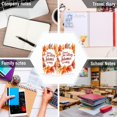 thumbnail image 6 of FORMRS 1-Subject Spiral Notebook 8" x 5" College Ruled 60 Refillable Sheet A5 Hard Cover, 2 Pack, Leaves Pattern, 6 of 7