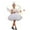 White, variant on KHONTS Girls Sheer Mesh Tutu Skirts Cosplay Outfits with Headband Grey XXXL