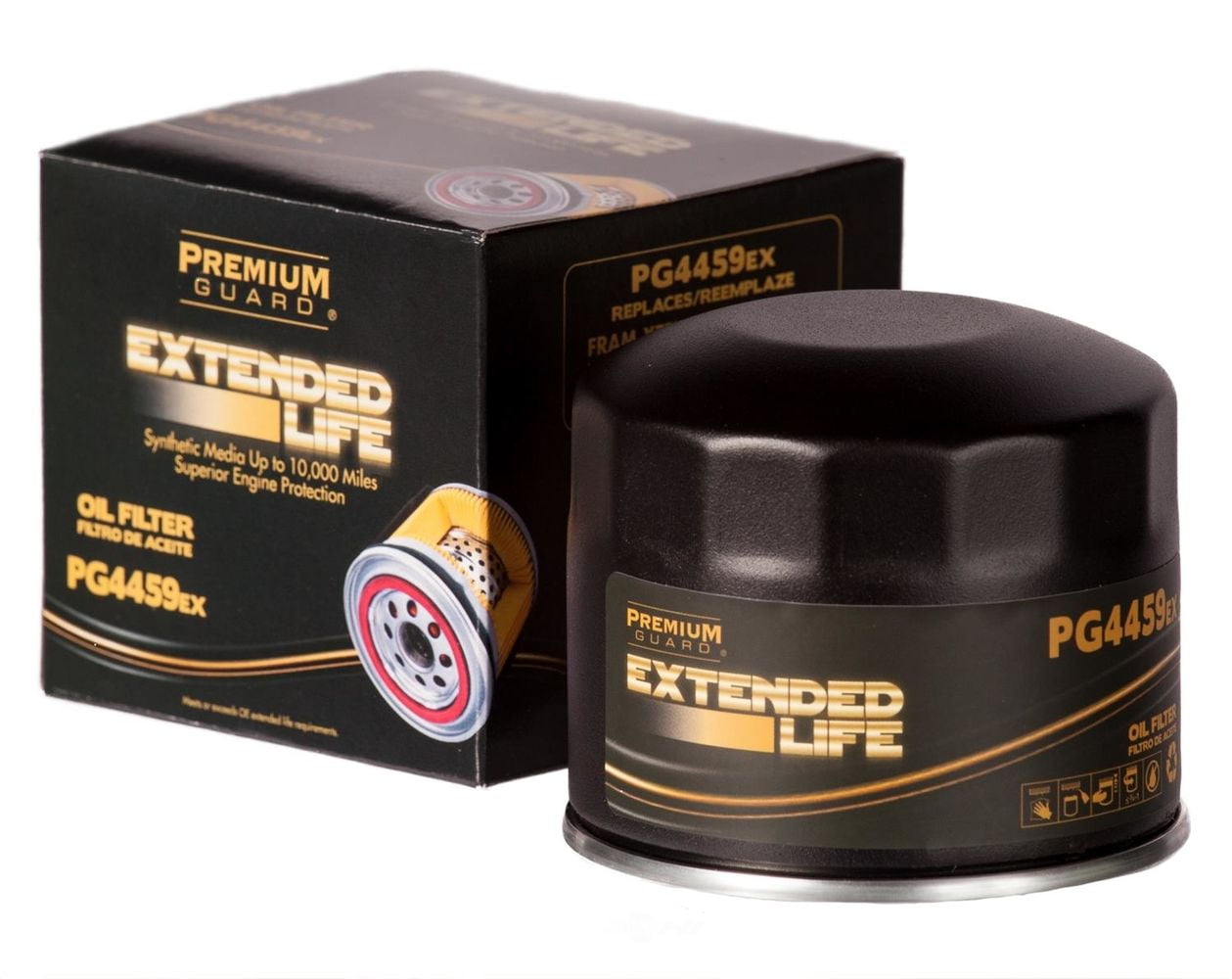 A-Premium Spin-On Oil Filter - 10K Miles Protection For Multiple Vehicle Brands