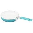 Mainstays Ceramic Nonstick 12 Piece Cookware Set, Teal Ombre, Hand Wash Only
