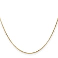 thumbnail image 2 of 14K Yellow Gold Curb Chain Styles Necklace 24 inch .9 mm with Spring Ring Clasp Pendant 0.9, 2 of 4