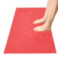 thumbnail image 5 of Haosy Light Red Bathroom Rugs Non Slip Absorbent Soft Plush Quick Dry Bath Mat, 39"x20", 5 of 8