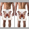 thumbnail image 3 of luoweisi Men's Beach Shorts Quick Dry Swim Trunks with Mesh Lining Butterfly S, 3 of 5