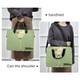 thumbnail image 6 of FORMRS 16" Laptop Bag Carrying Sleeve Case with Handle Travel Shoulder Briefcase, Light Green Martini, 6 of 8