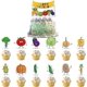 thumbnail image 3 of Vegetable Birthday Party Supplies Cute Vegetable Party Decorations Include HAPPY BIRTHDAY Banner Foil Balloons Cake Topper Cupcake Toppers, 3 of 4