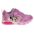 thumbnail image 2 of Disney Minnie Mouse Girls Light Up Sneakers. (Little Kids Toddler)Pink, Size: 9, 2 of 7