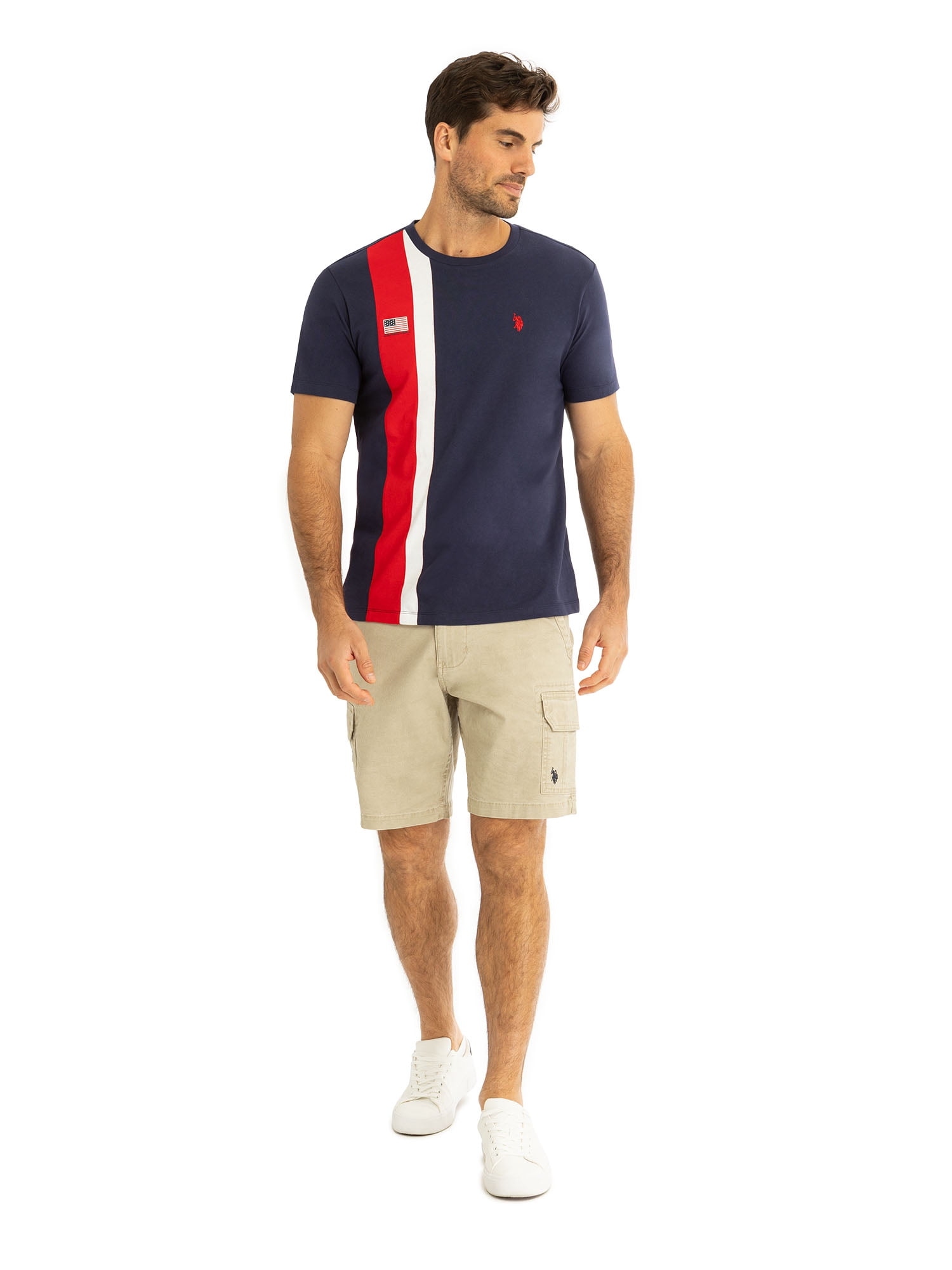 U.S. Polo Assn. Men's Novelty Crew T-Shirt