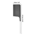 thumbnail image 6 of Unique Bargains Hair Highlighting Comb Professional Highlight Comb with Stainless Steel Rat Tail Baby Lights Highlighting Comb Practical Hair Highlighting Tools for Home and Salons Black, 6 of 7