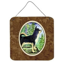 Chihuahua Aluminium Metal Wall Or Door Hanging Prints - 6 x 6 In.