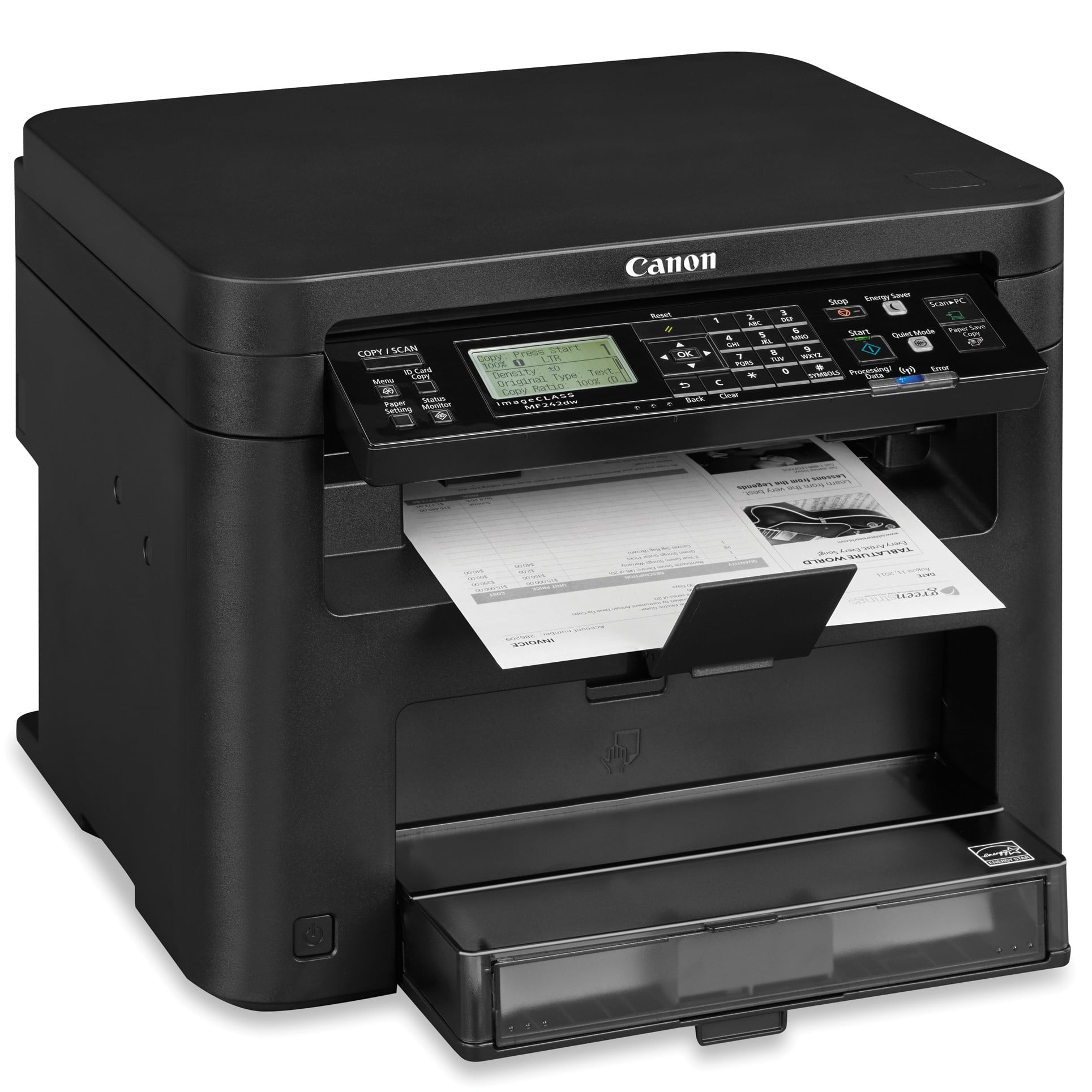 Canon Imageclass Mf242dw Multifunction Wireless Mobile Ready Monochrome Laser Printer 0823