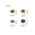 thumbnail image 2 of 4pcs Realistic Mini Plush Potted Plants, Landscape Country Style Succulent Artificial Plants, Suitable For Home Decoration, 2 of 5
