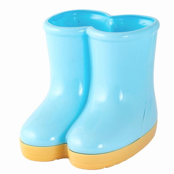 Grupo Mirandinha Baby Blue Plastic Decorative Flower Vase – Reusable Party and Home Centerpiece
