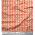 thumbnail image 1 of Soimoi Orange Heavy Canvas Fabric Artistic Geometric Printed Craft Fabric by the Yard 58 Inch Wide, 1 of 3
