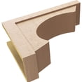 thumbnail image 6 of 10"W x 30"D x 20"H Classic Emerson Rough Cedar Woodgrain TimberThane Corbel, Primed Tan, 6 of 6