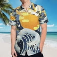 thumbnail image 5 of High Quality Hawaiian Shirts for Men Short Sleeve Aloha Beach Shirt Floral Summer Casual Button Down Shirts Blouses 3QSEQV, 5 of 7