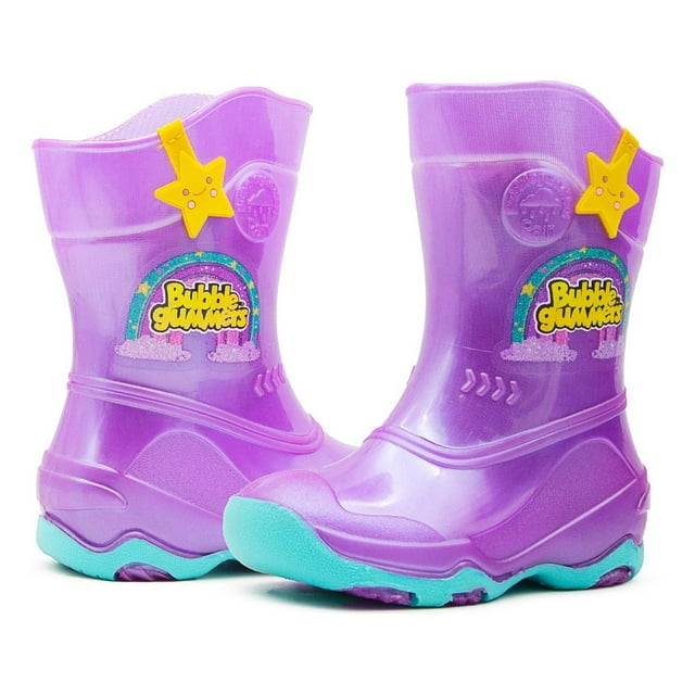 Bota Lluvia Niña Bubble Gummers Magic Lila Menta 15-20 violeta 20